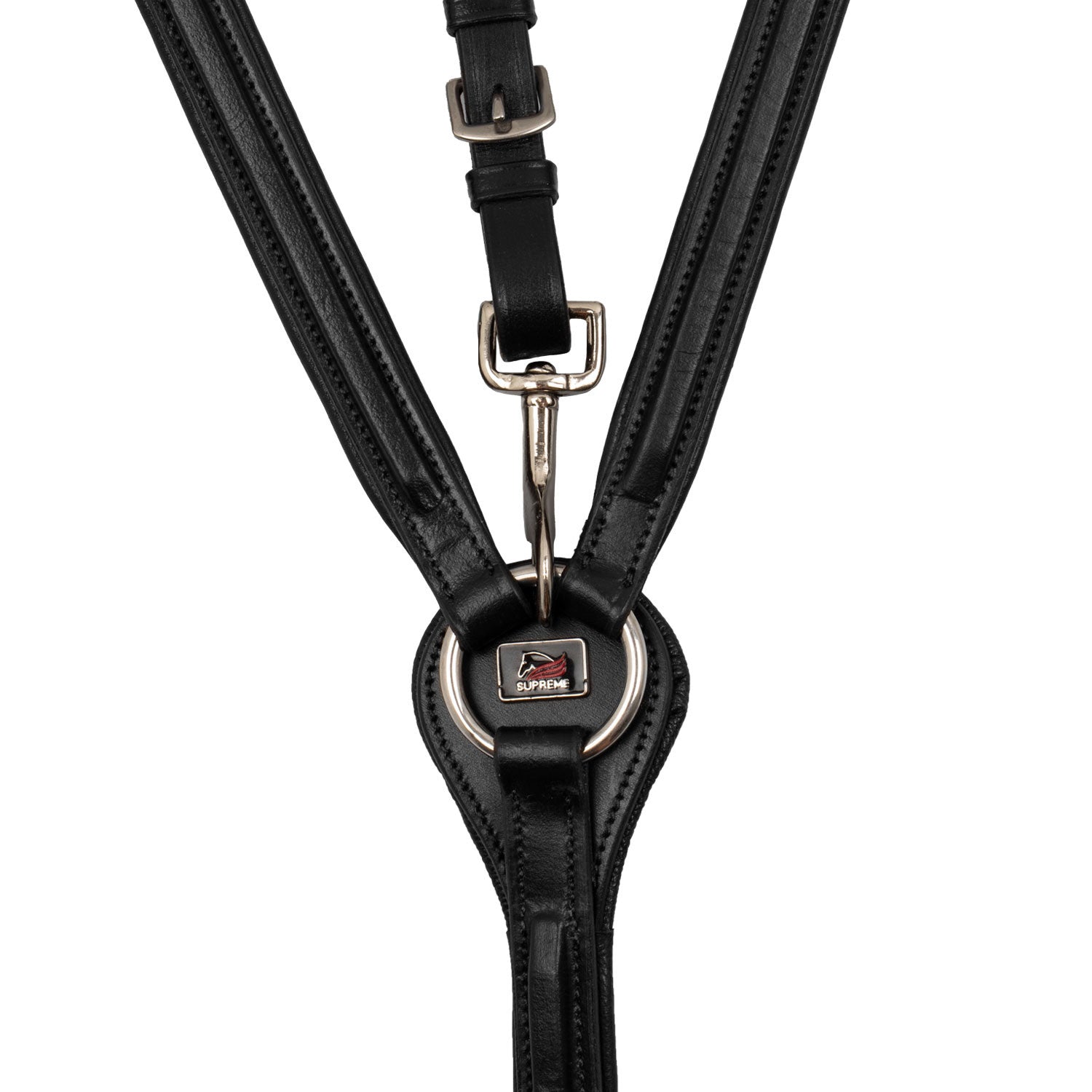 Pechera acolchada con martingala removible Supreme - Negro
