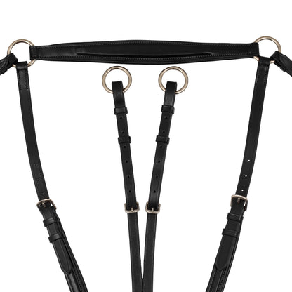 Pechera acolchada con martingala removible Supreme - Negro