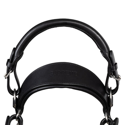 Jump strap de cuero Supreme - Negro