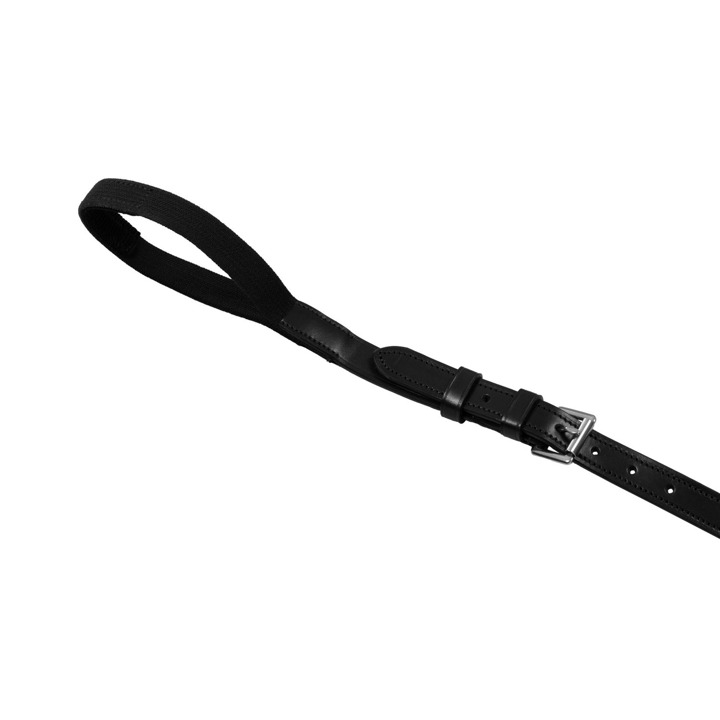 Pechera anatómica de caza de cuero con martingala removible Supreme - Negro