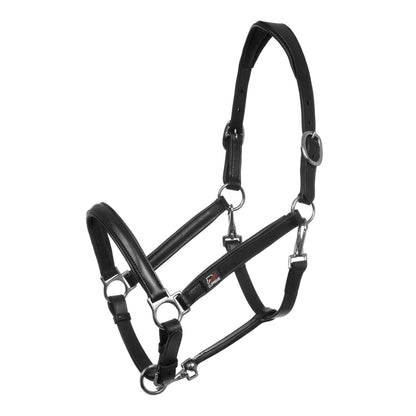 Cabezada ergonómica de cuero Supreme - Negro