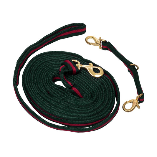 Rienda de trabajo de nailon acolchada con enganche al cabezón Umbria Equitazione