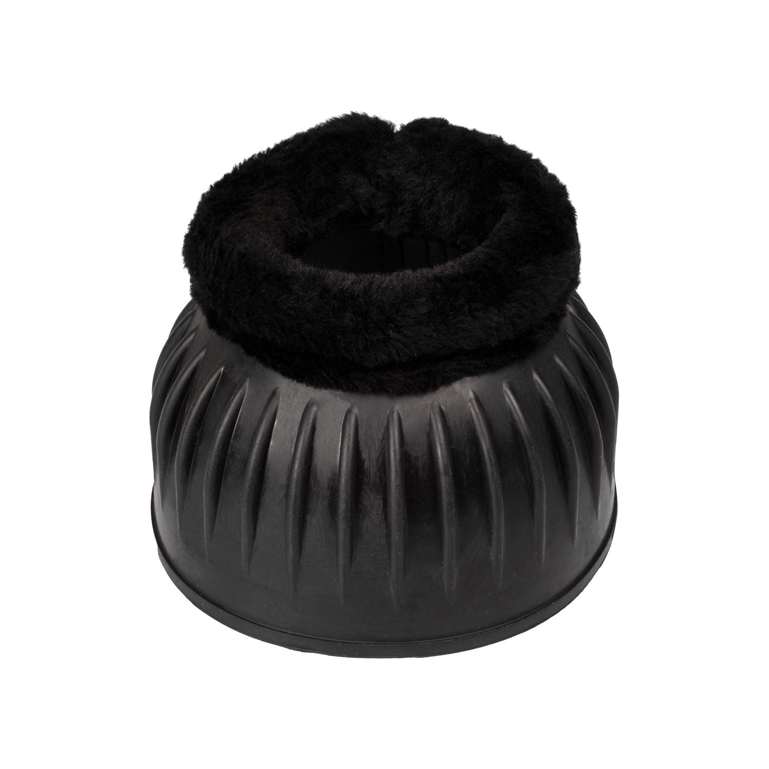 Protectores de goma con pelo Supreme - Negro