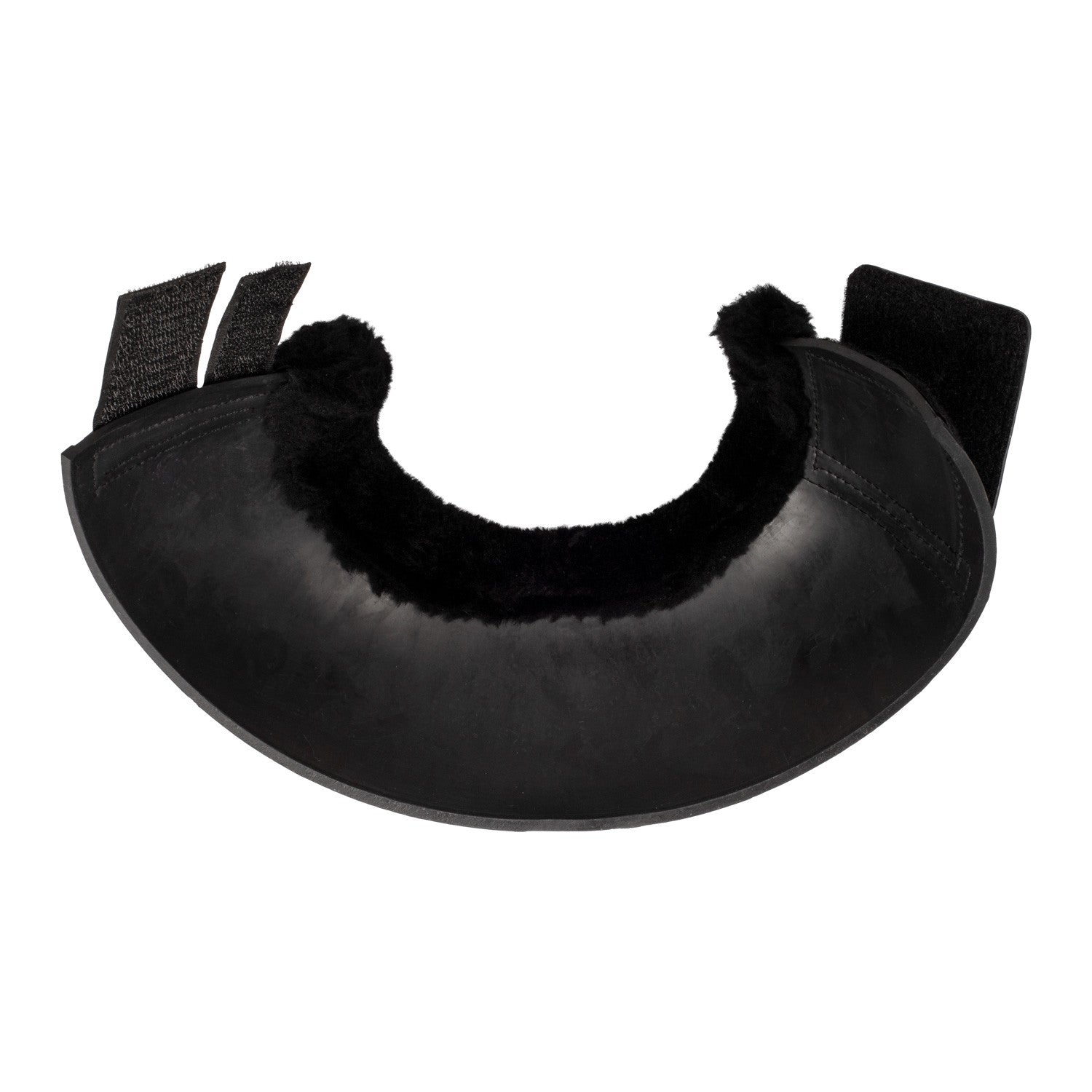 Protectores de goma con pelo Supreme - Negro