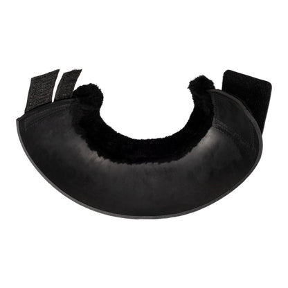 Protectores de goma con pelo Supreme - Negro