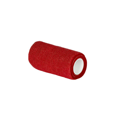 Cinta adhesiva vetwrap vendida en envase individual Supreme - Rojo