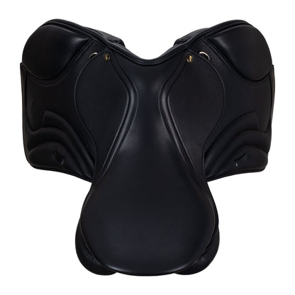 Silla de salto Las Vegas en cuero doblado Supreme - Negro
