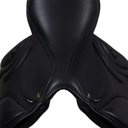 Silla de salto Las Vegas en cuero doblado Supreme - Negro
