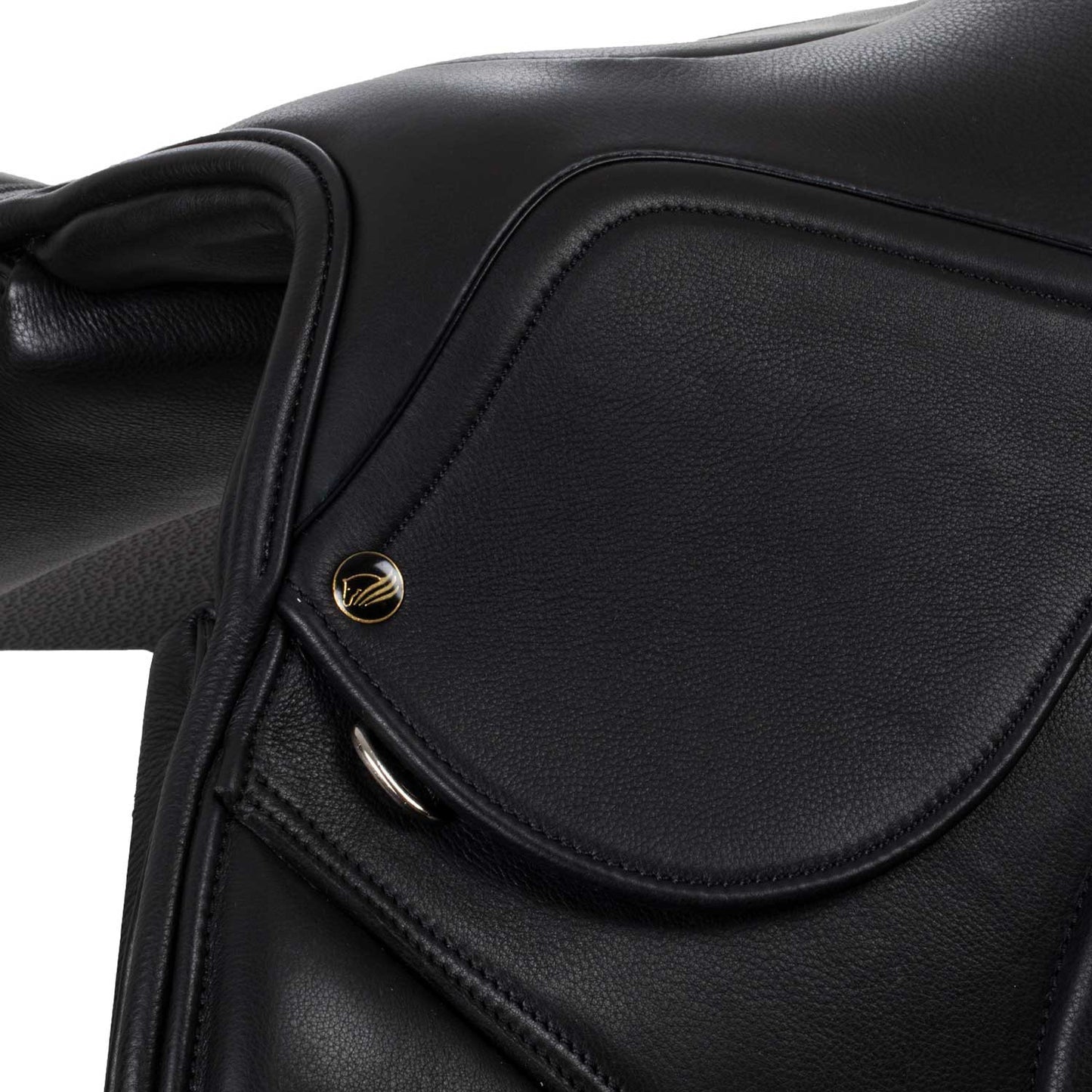 Silla de salto Las Vegas en cuero doblado Supreme - Negro