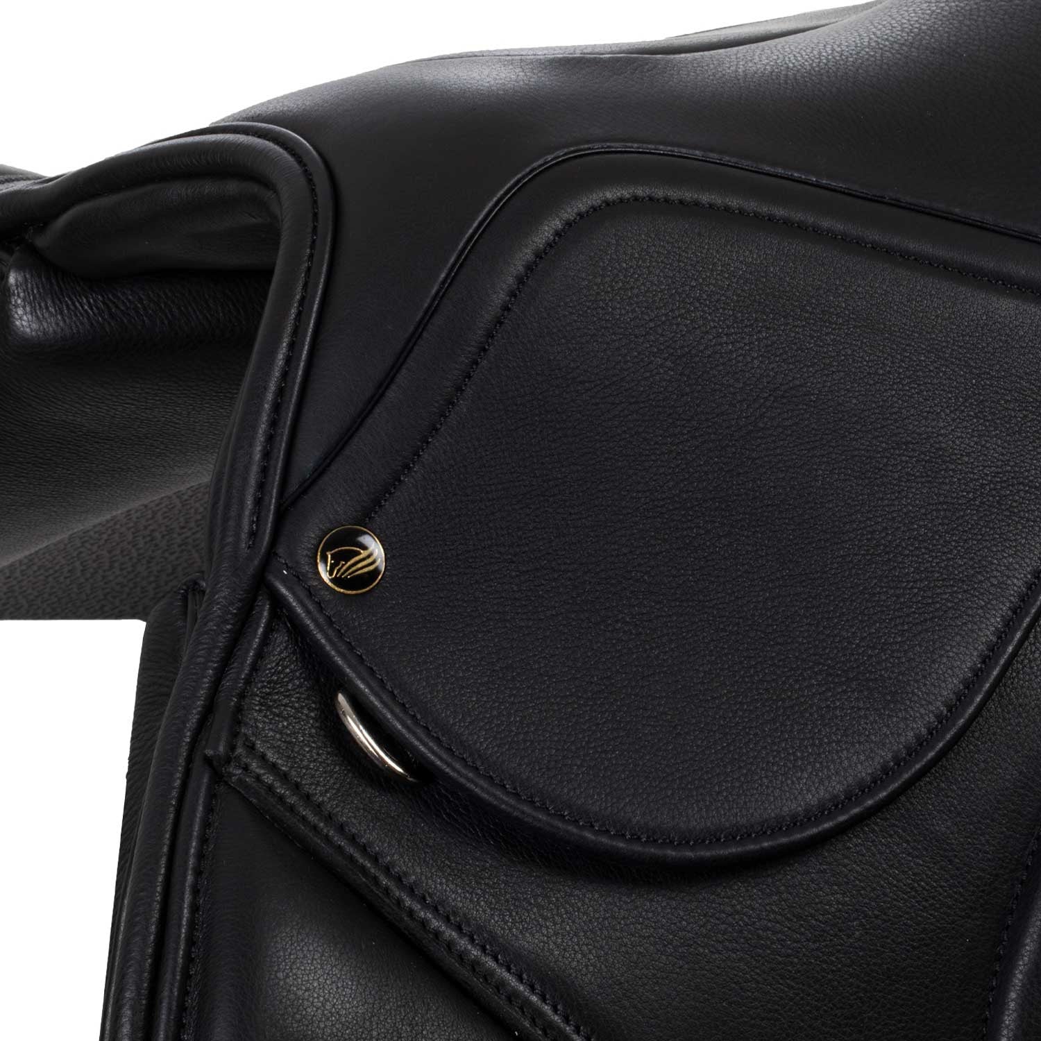 Silla de salto Las Vegas en cuero doblado Supreme - Negro