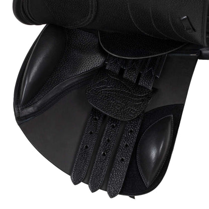 Silla de salto Las Vegas en cuero doblado Supreme - Negro
