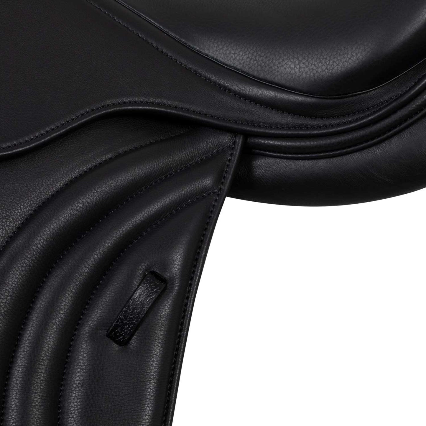 Silla de salto Las Vegas en cuero doblado Supreme - Negro