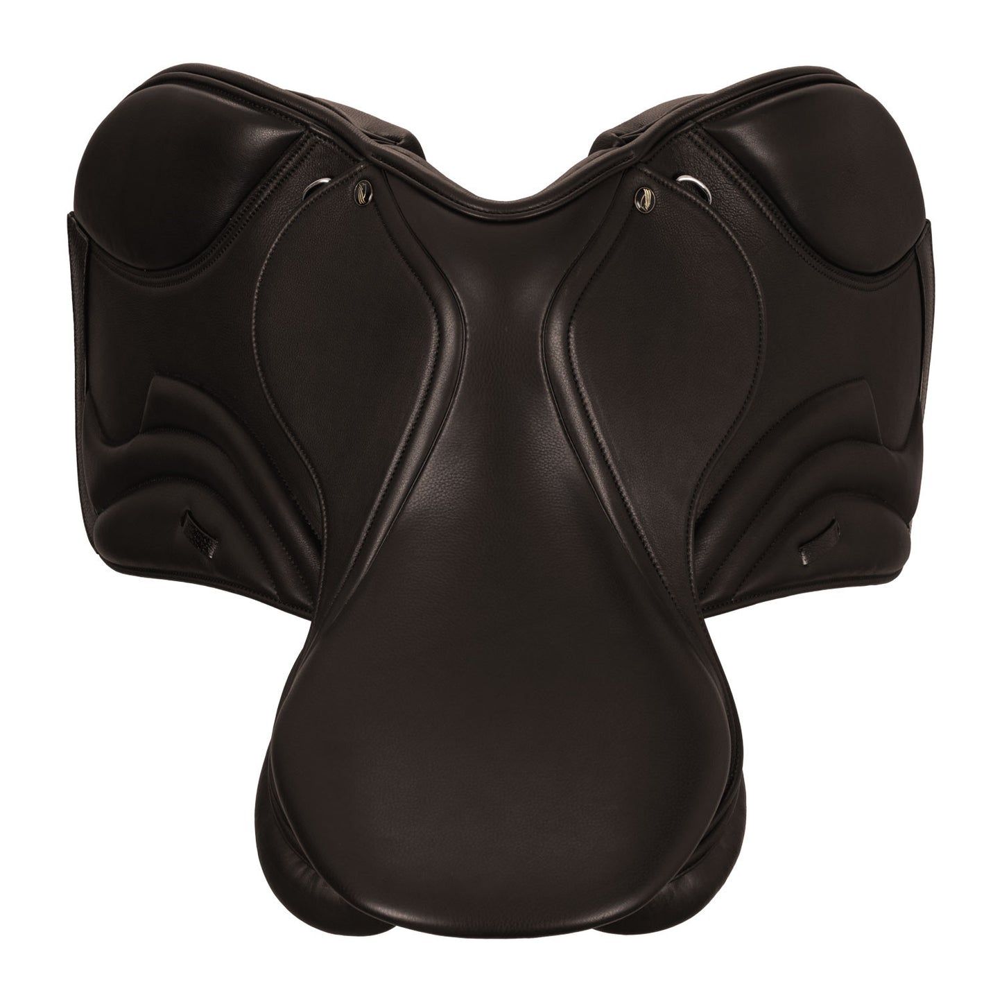 Silla de salto Las Vegas en cuero doblado Supreme - Marrón oscuro