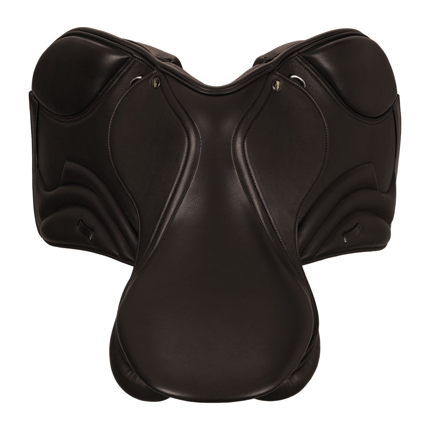 Silla de salto Las Vegas en cuero doblado Supreme - Marrón oscuro