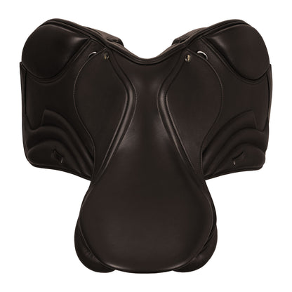 Silla de salto Las Vegas en cuero doblado Supreme - Marrón oscuro