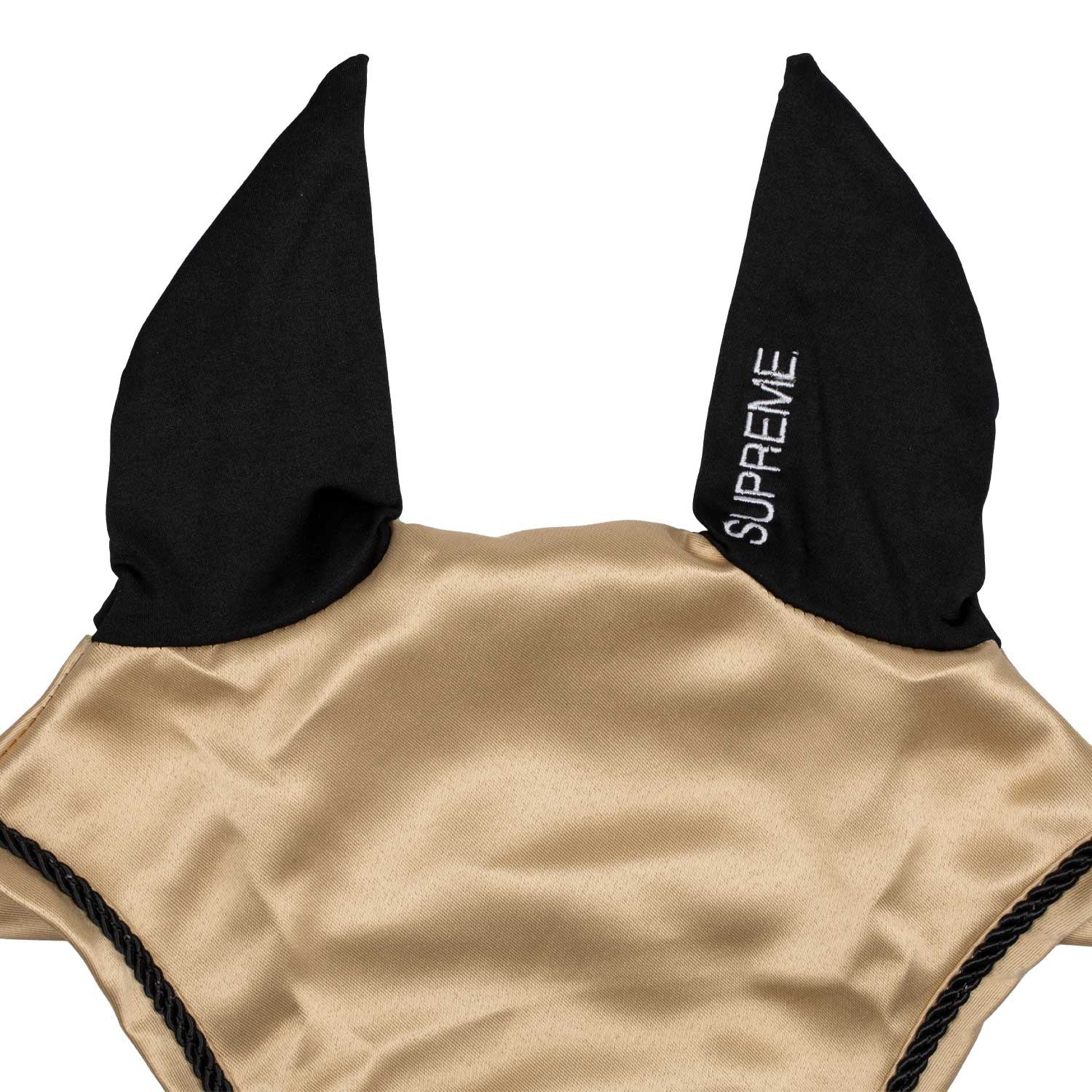 Cofia satinada con orejas elásticas Supreme - Beige