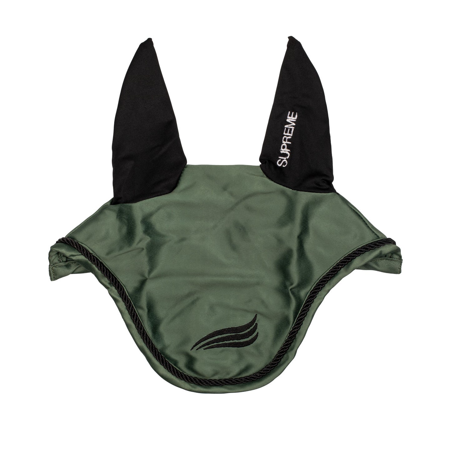 Cofia satinada con orejas elásticas Supreme - Hunter Green