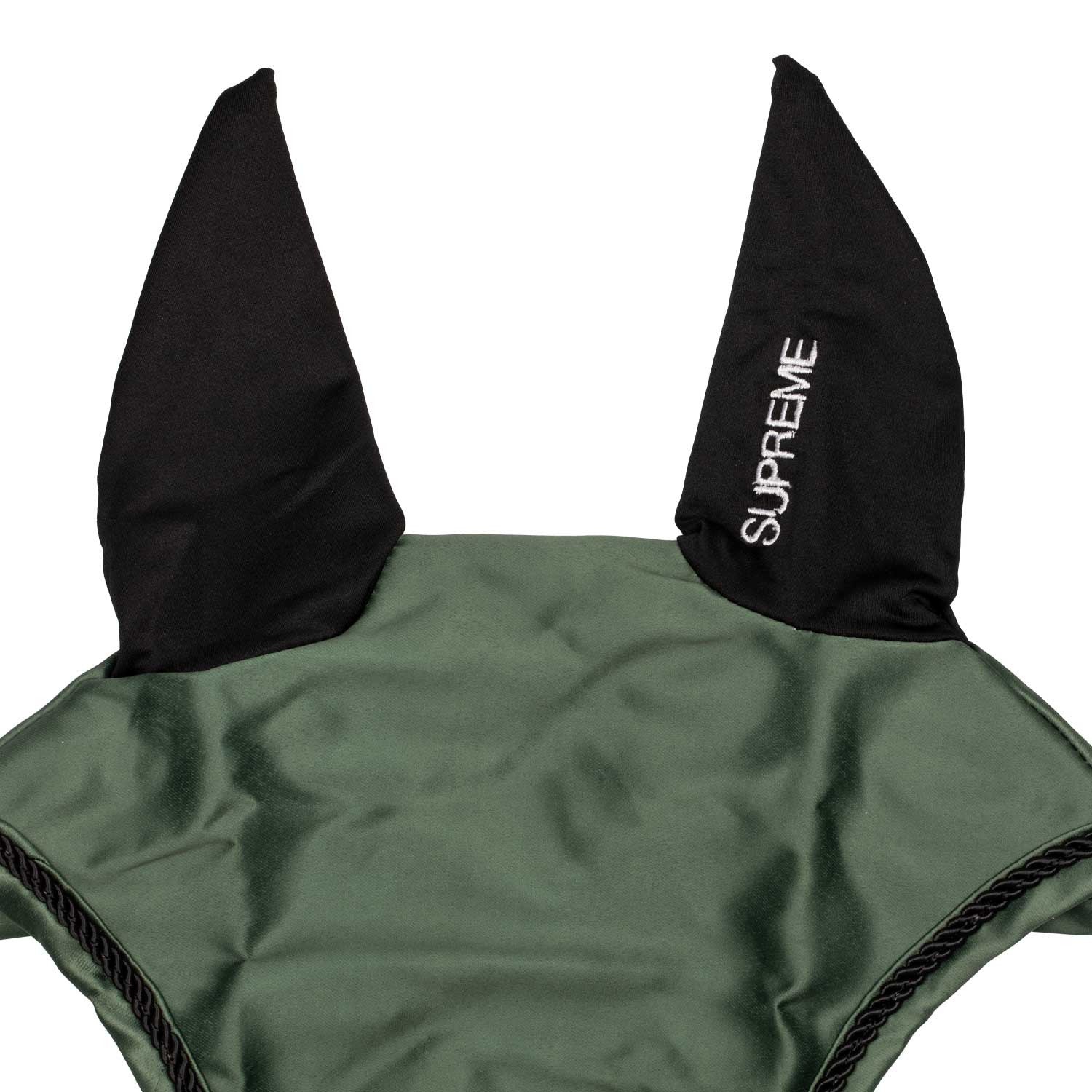 Cofia satinada con orejas elásticas Supreme - Hunter Green