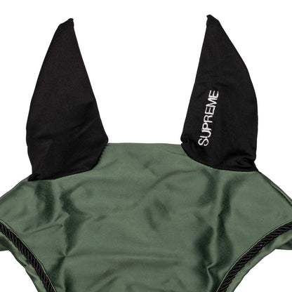 Cofia satinada con orejas elásticas Supreme - Hunter Green