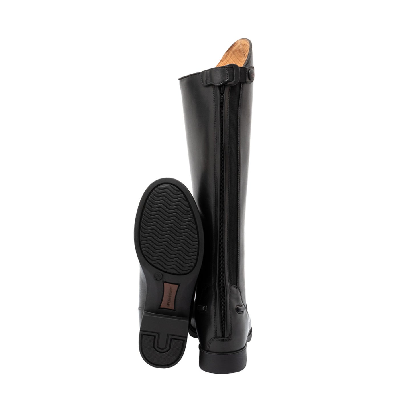 Bota infantil ancha en el tobillo con cordones Supreme - Negro