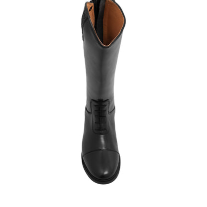 Bota infantil ancha en el tobillo con cordones Supreme - Negro