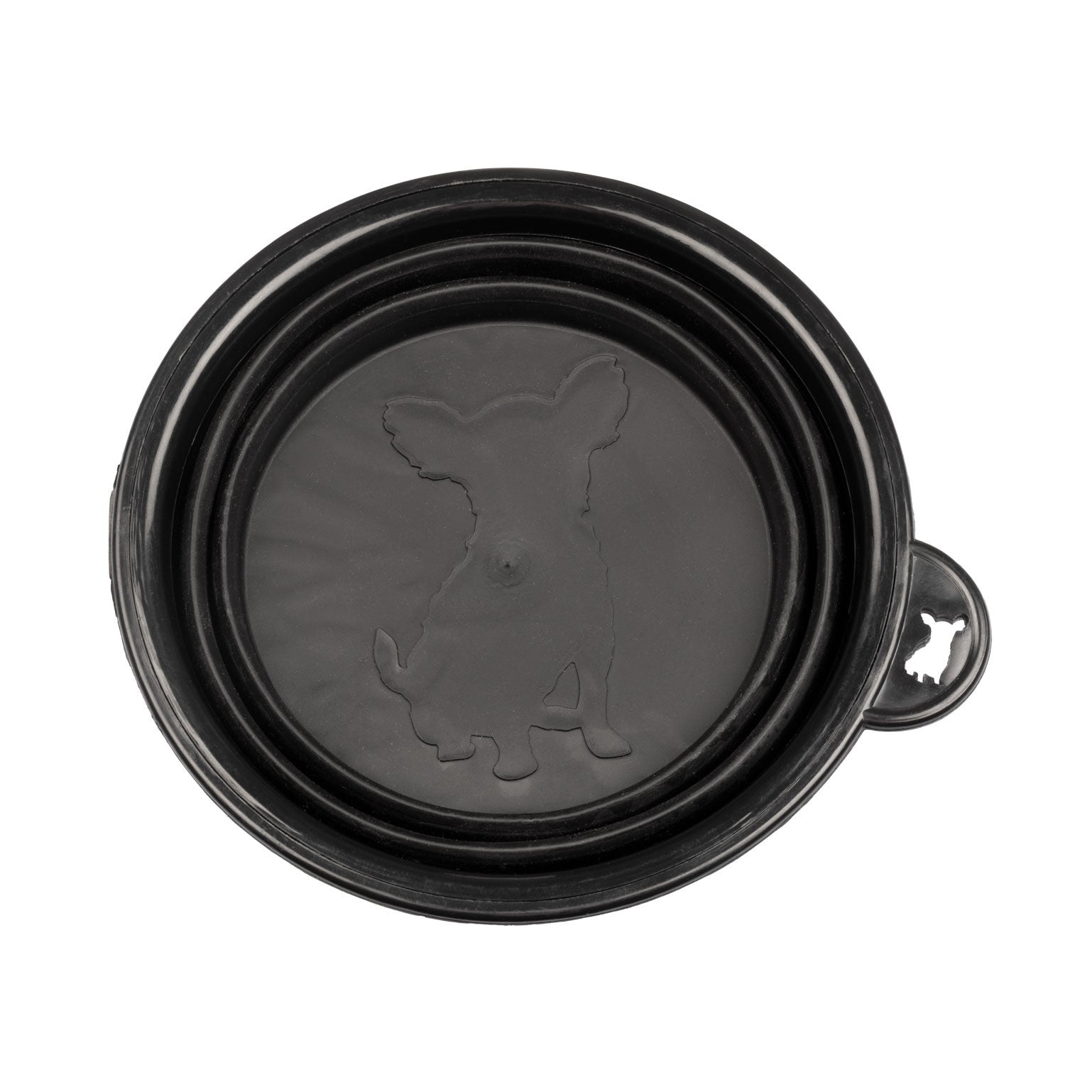 Cuenco plegable pequeño para perros Supreme - Negro