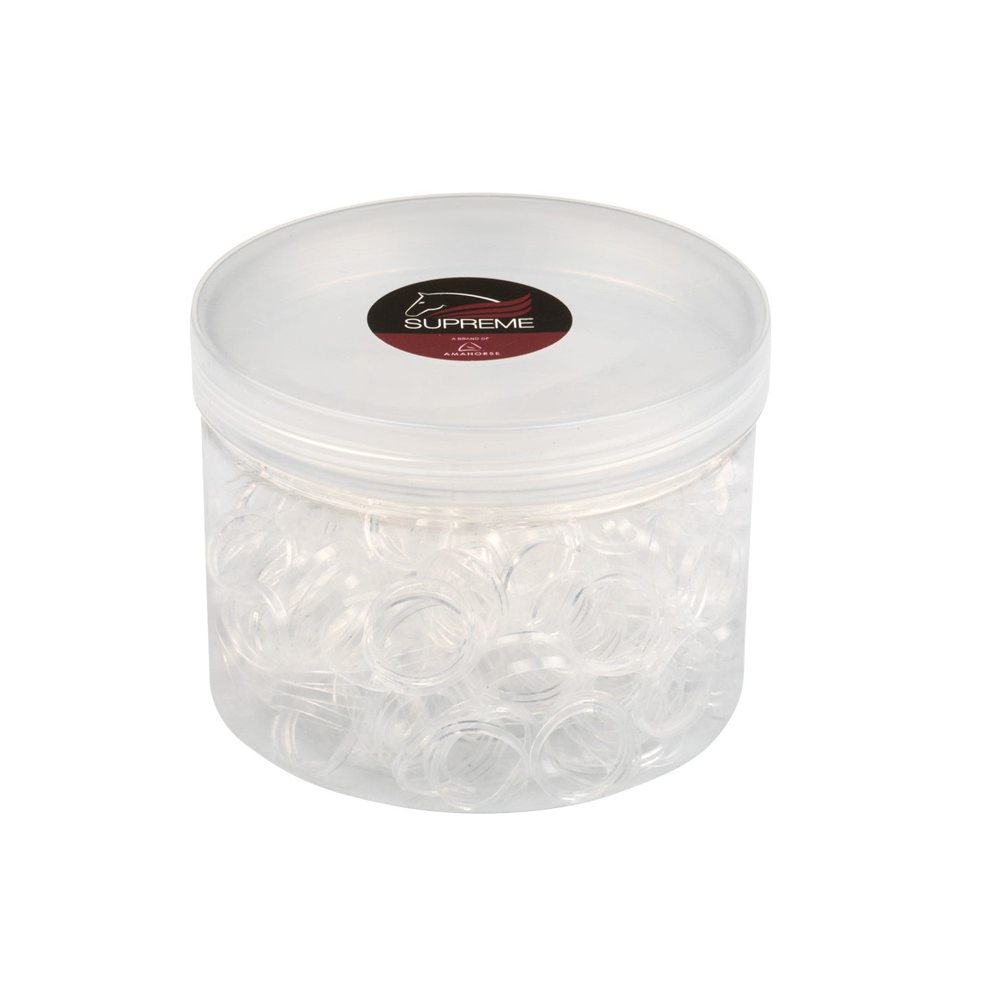 Bandas elásticas para crin (caja 500 uds) Supreme - Transparente