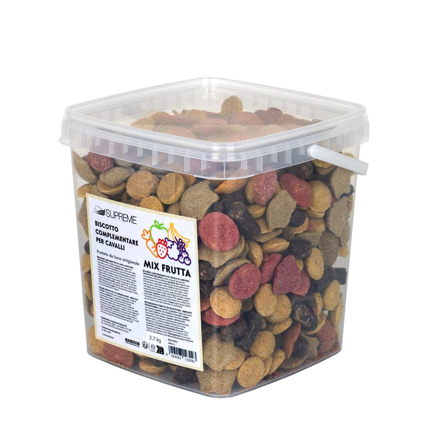 Galletas para caballos mix de frutas 2,8 kg Supreme - Mix Di Frutta