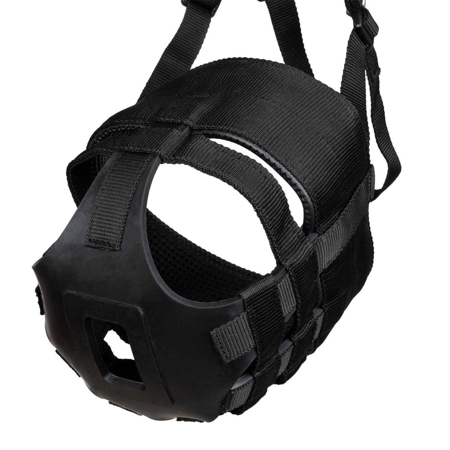 Bozal de nailon y goma Supreme - Negro