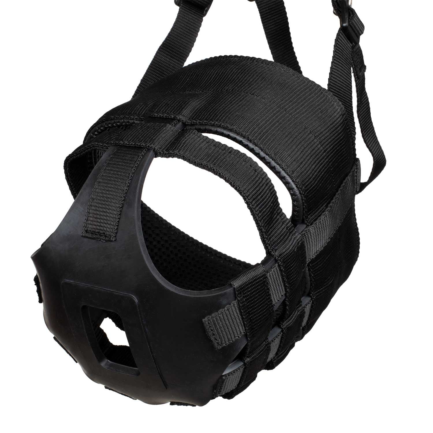 Bozal de nailon y goma Supreme - Negro