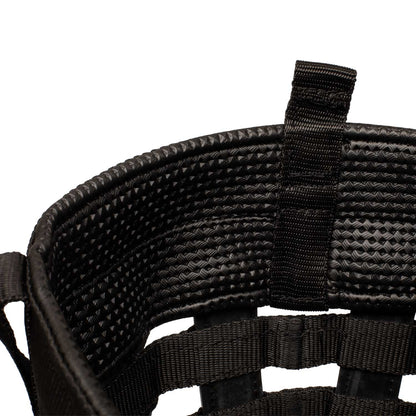 Bozal de nailon y goma Supreme - Negro