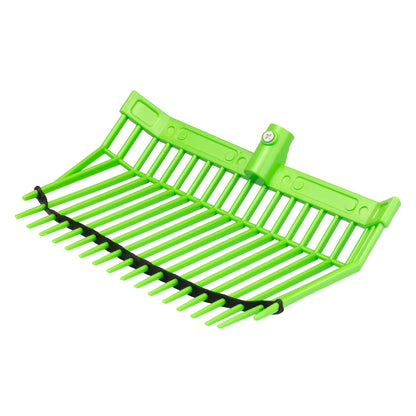 Rastrillo multiuso de dientes finos en plástico resistente Supreme - Verde