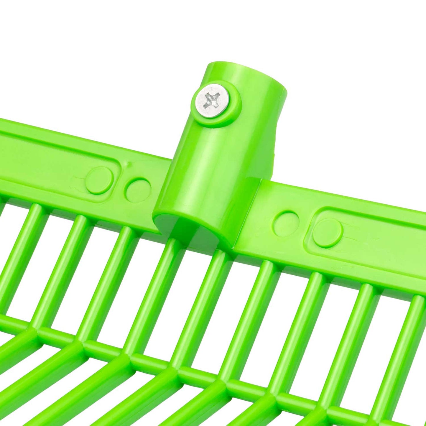 Rastrillo multiuso de dientes finos en plástico resistente Supreme - Verde