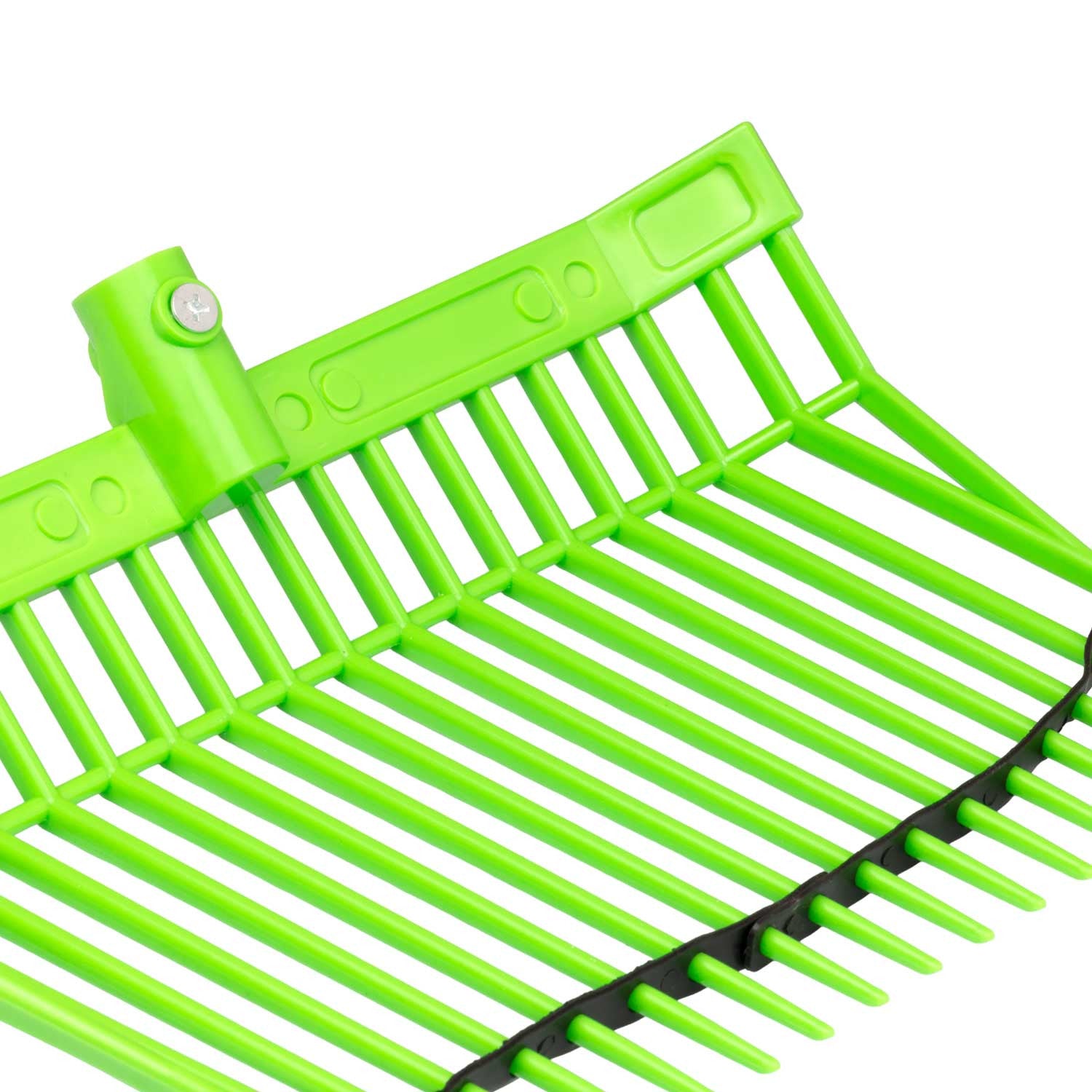 Rastrillo multiuso de dientes finos en plástico resistente Supreme - Verde