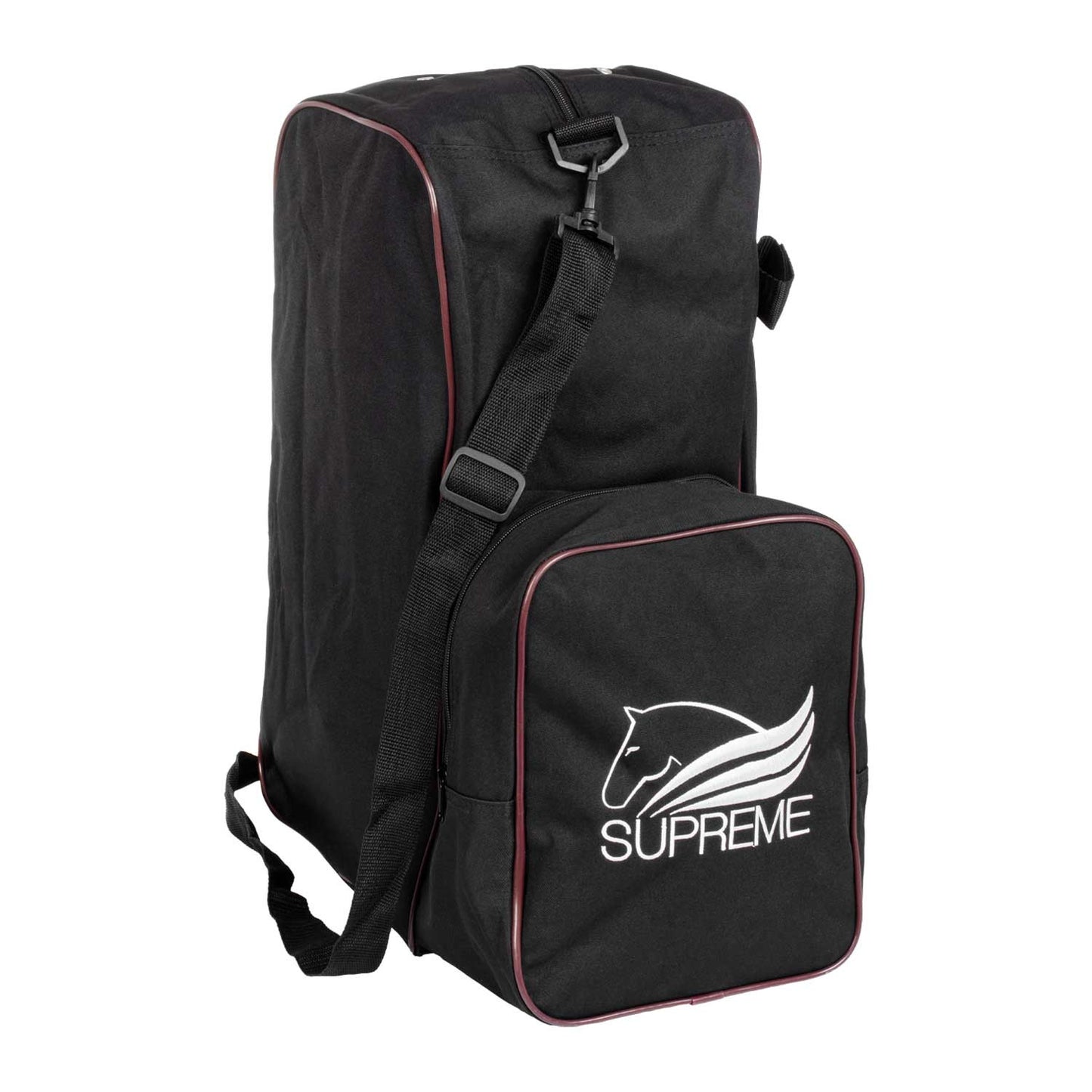 Bolsa portabotas y casco con logo Supreme