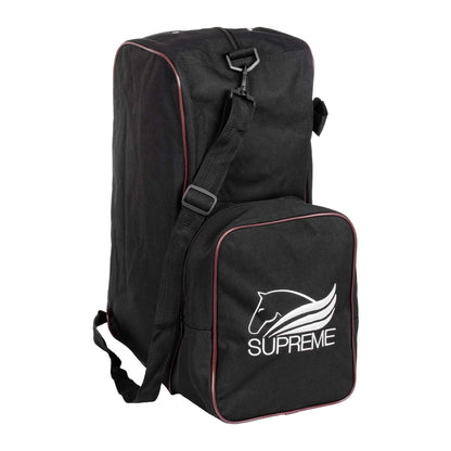 Bolsa portabotas y casco con logo Supreme
