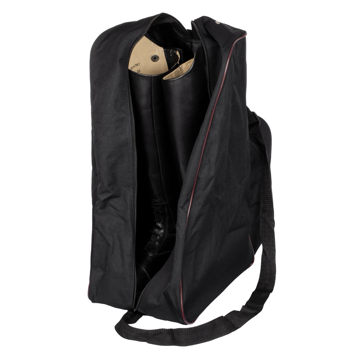 Bolsa portabotas y casco con logo Supreme - Black/Burgundy