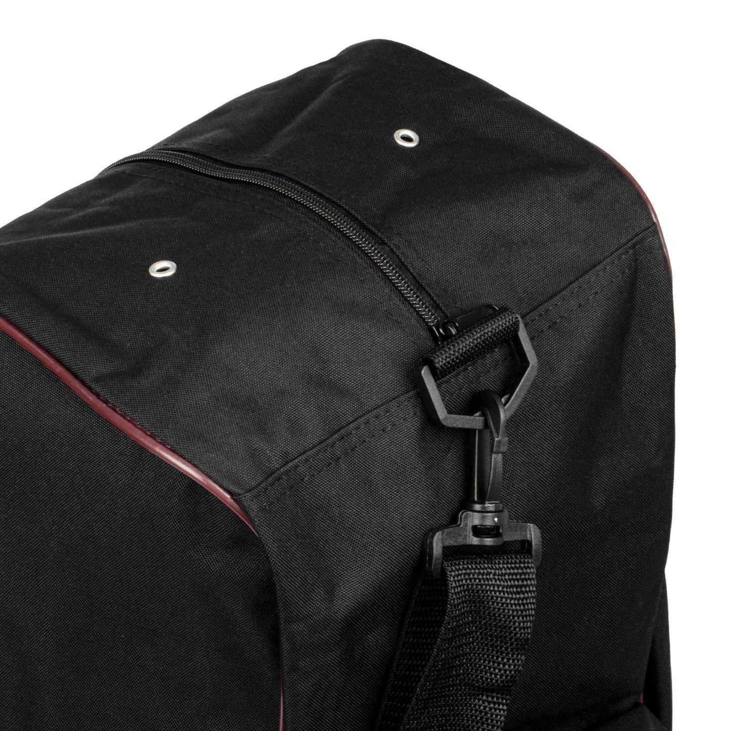Bolsa portabotas y casco con logo Supreme - Black/Burgundy