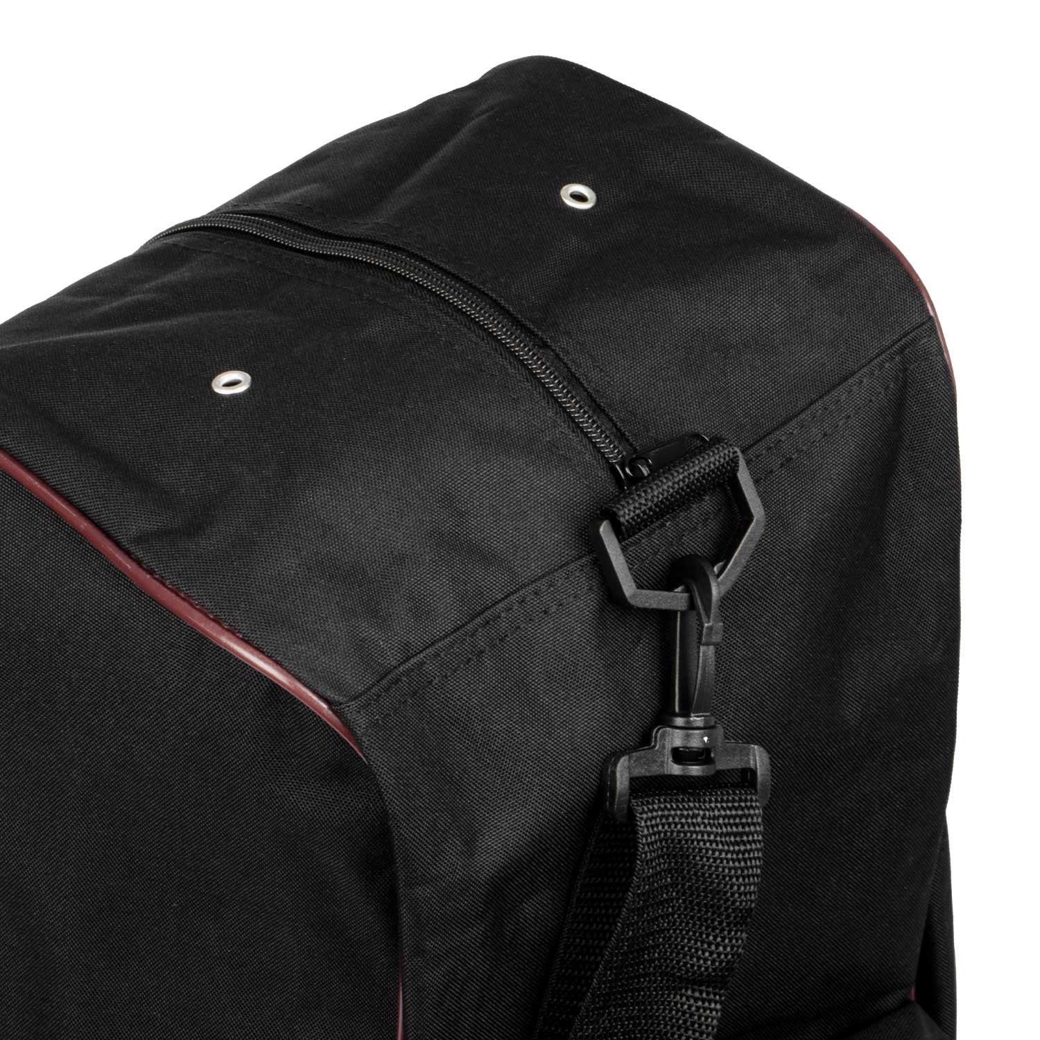 Bolsa portabotas y casco con logo Supreme - Black/Burgundy
