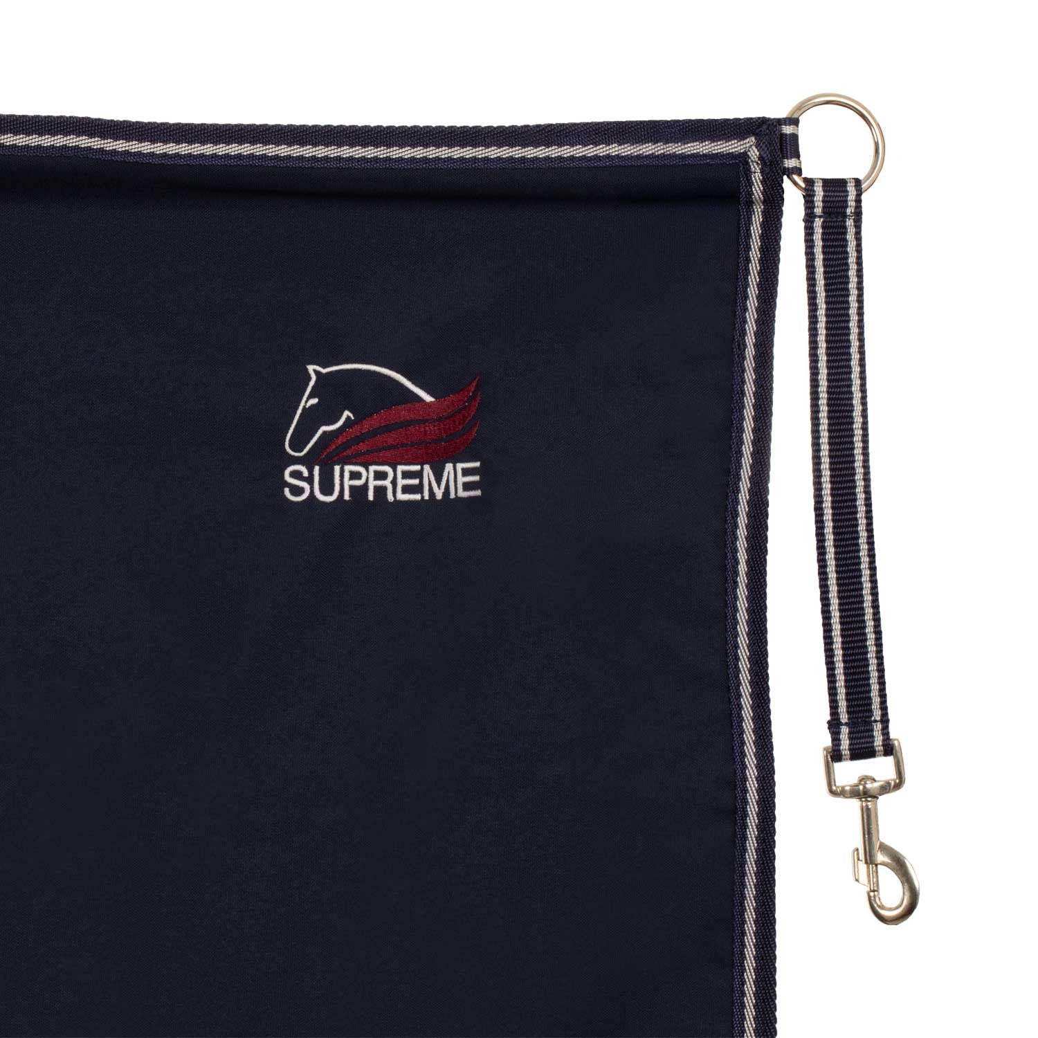 Puerta de reja con logo 110x60 Supreme - Azul marino