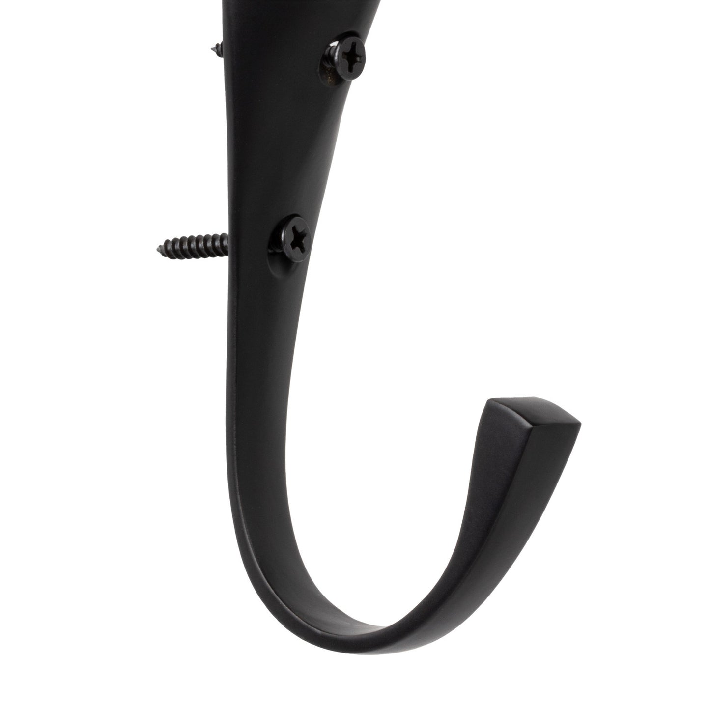 Gancho de cabeza de caballo en latón macizo Supreme - Negro