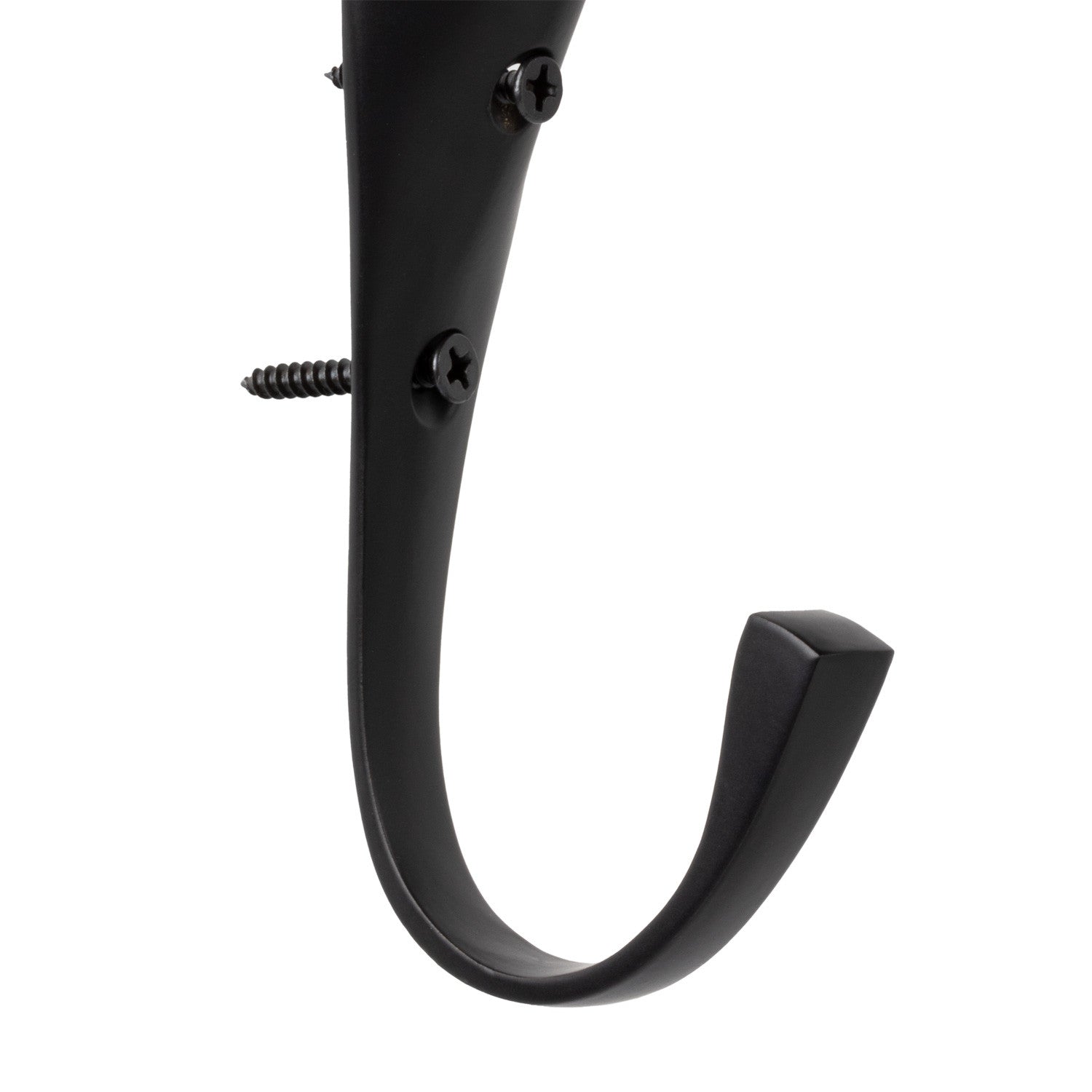 Gancho de cabeza de caballo en latón macizo Supreme - Negro
