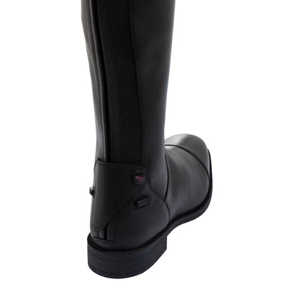 Botas unisex de piel suave con cremallera trasera Supreme - Negro