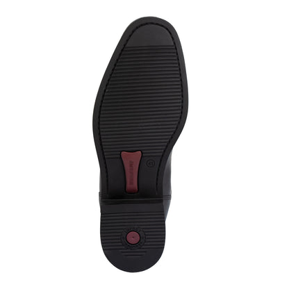 Botas unisex de suave cuero con cremallera trasera Supreme - Negro