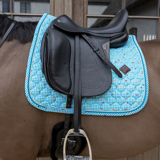 para caballo Kentucky mantilla de doma Velvet Pied-de-Poule para equitación - vista 2