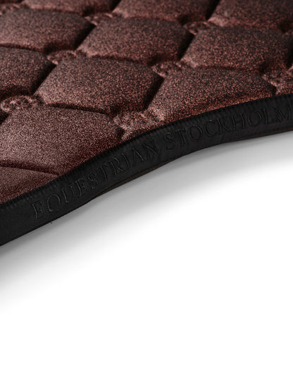 Jump Saddle Pad Glimmer Equestrian Stockholm Jump Saddle Pad Mahogany Glimmer detalle 4