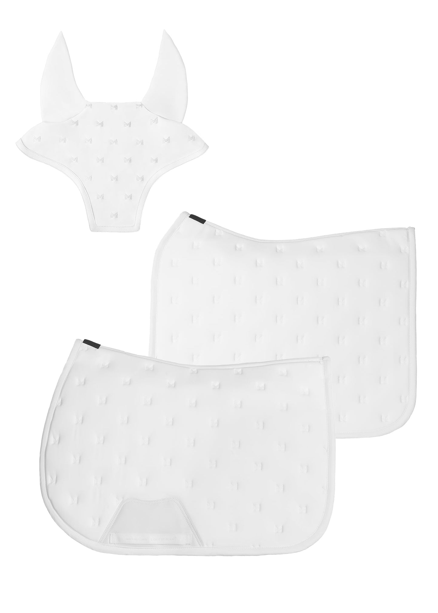 Producto ecuestre Maximilian Equestrian Stamp Dressage Saddle Pad (White) detalle 6