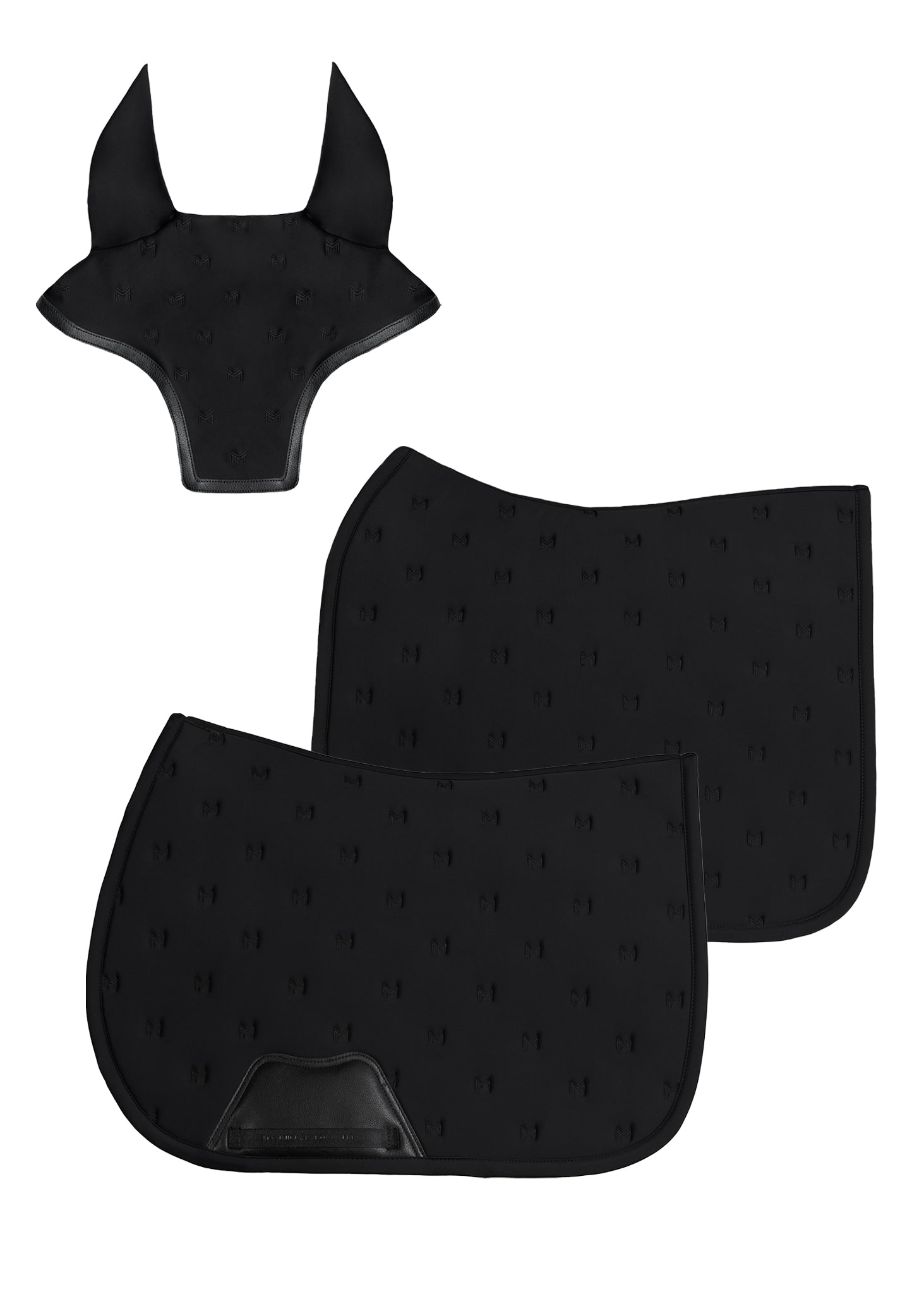 Producto ecuestre Maximilian Equestrian Stamp Jumping Saddle Pad (Black) detalle 6