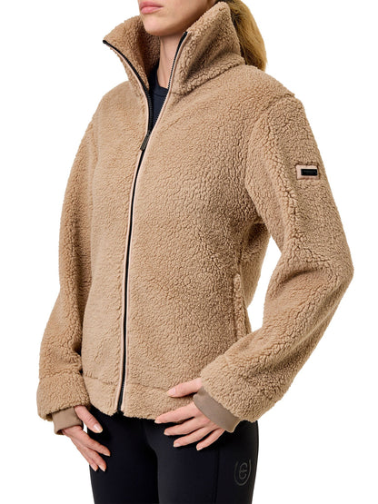 Teddy Fleece Jacket Equestrian Stockholm Teddy Fleece Jacket Sand vista principal
