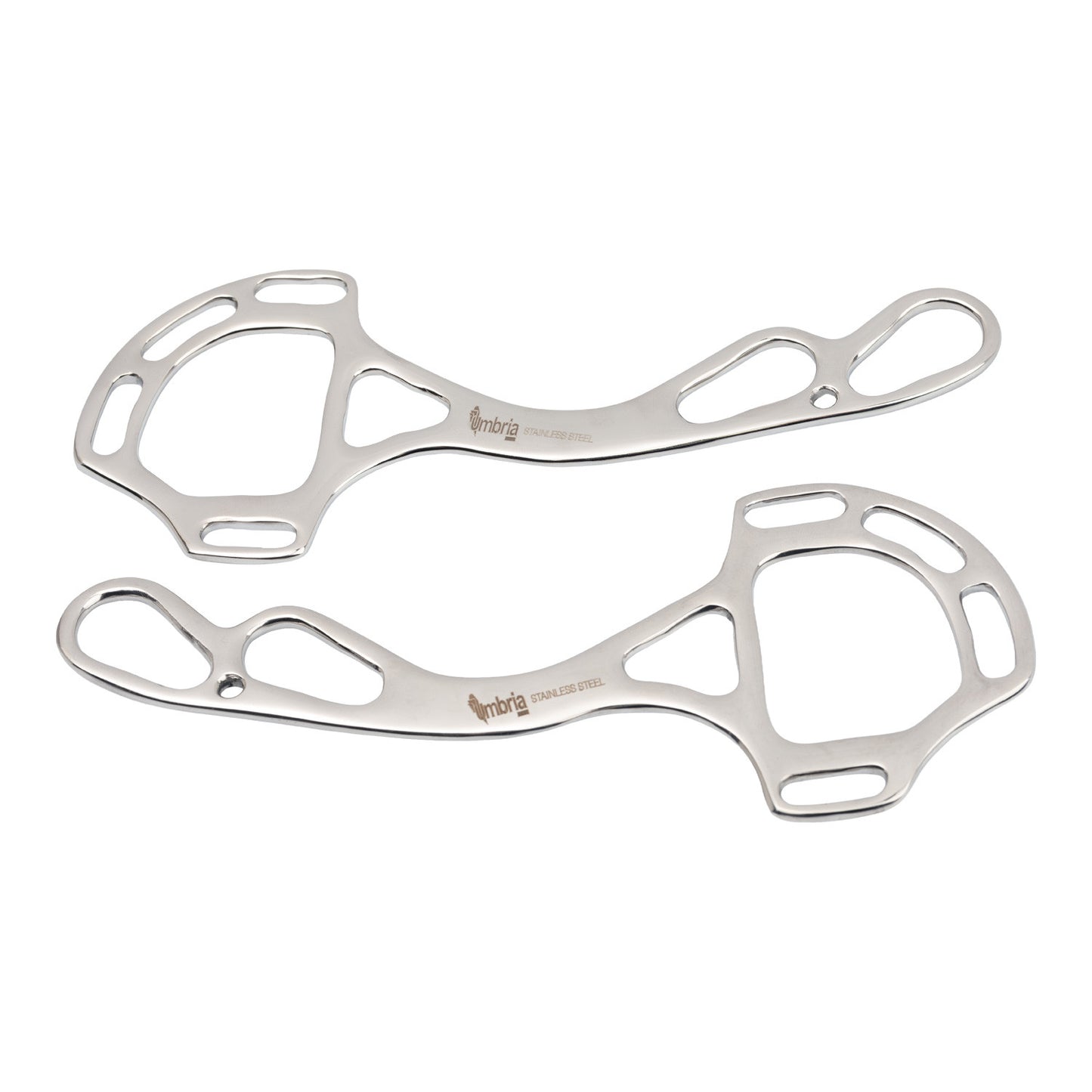 Hackmore de acero inoxidable Umbria Equitazione